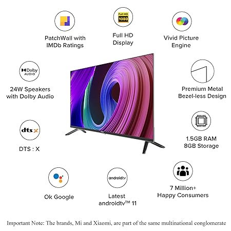 Mi 4A 100 cm (40 inch) Full HD LED Smart Android TV image 14