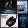 boAt Rockerz 425 Bluetooth Wireless Over Ear Headphones with boAt Signature Sound, Beast Mode(Upto 65ms Latency) for Gaming, ENx Tech, ASAP Charge, 25H Playtime, Bluetooth v5.2, with mic(Active Black) image 5