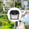 Outdoor Solar Interaction 2 LED Wall Lamp with Motion Sensor Wireless Auto Chargeable Dusk to Dawn Exterior Lamps for Front Porch and Garden (Warm Light,) image 5