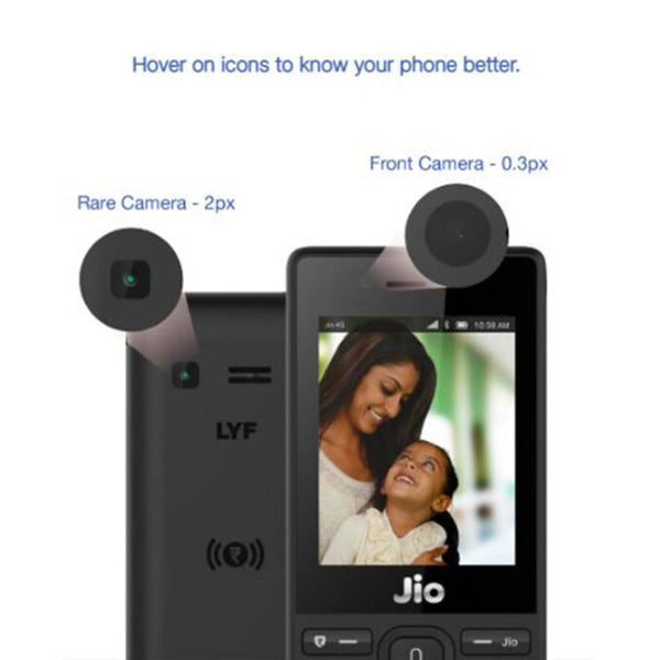 JIO Phone KeyPad Mobile 2.4 Inch Display | 2000 mAh Battery | Charger image 7