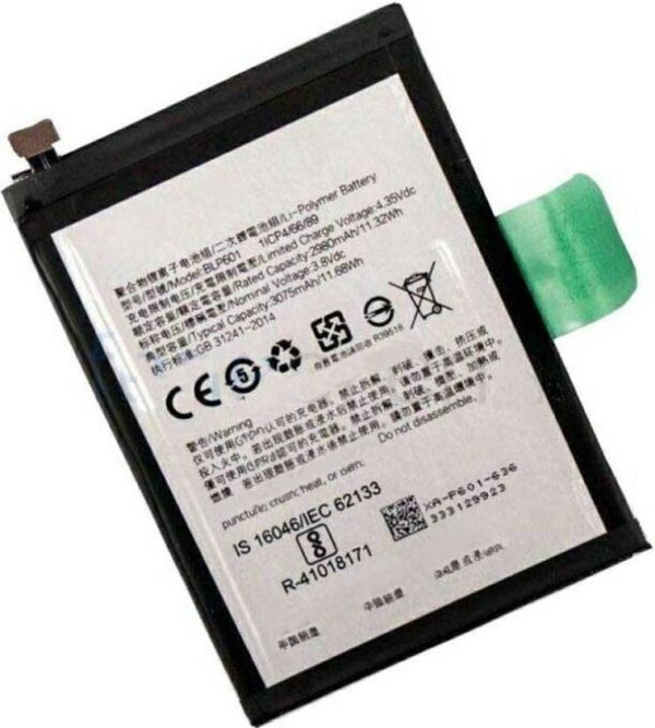 Original Compatible Battery For Oppo A53 / BLP601 3075mAh Genuine Battery image 0