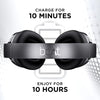 boAt NIRVANAA 751ANC Hybrid Active Noise Cancelling Bluetooth Wireless Over Ear Headphones With Mic, with Up to 65H Playtime,ASAP Charge, Ambient Sound Mode, Immersive Sound,Carry Pouch(Gunmetal Grey) image 3