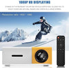Mini Projector With Hdmi Cable,50 Lumens,Compact And Portable,Yellow image 4