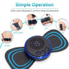 Body Massager, Wireless Portable Body Massager with 8 Modes and 19 Strength Levels Rechargeable Pain Relief EMS Massage Machine image 4