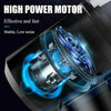 3 IN1 Portable Car Vacuum Cleaner with Blower, USB Rechargeable Wireless Handheld, Traveling, Camping, Reusable image 2