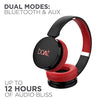 boAt Rockerz 370 Bluetooth Wireless On Ear Headphone with Mic (Fiery Red) image 1