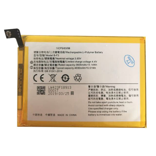 Original Battery for B-F3 BF3 Battery for VIVO Y91, Y91i, Y93 and Y95 Mobiles - 4030mAh image 0
