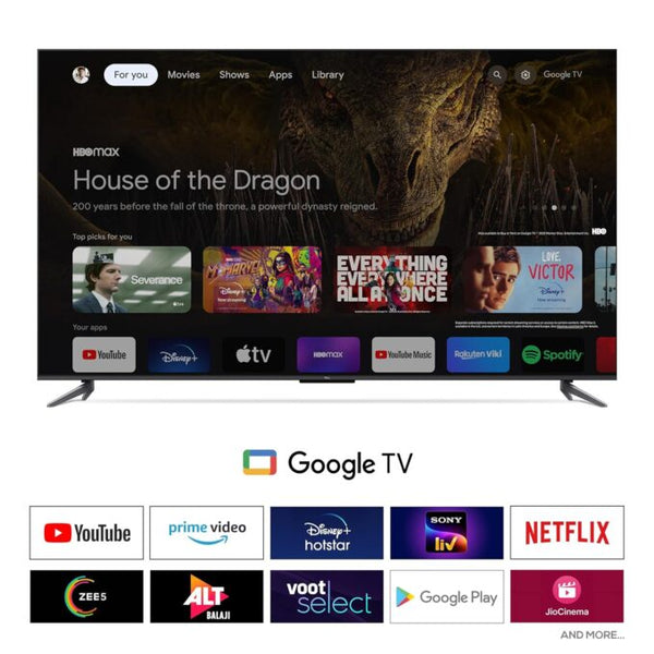 TCL 139 cm (55 inches) 4K Ultra HD Smart QLED Google TV 55T6G (Black) image 13