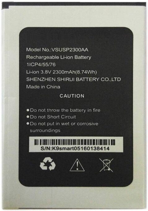 Original Compatible Battery For Karbon K9 smart2300mAh Genuine Battery image 0