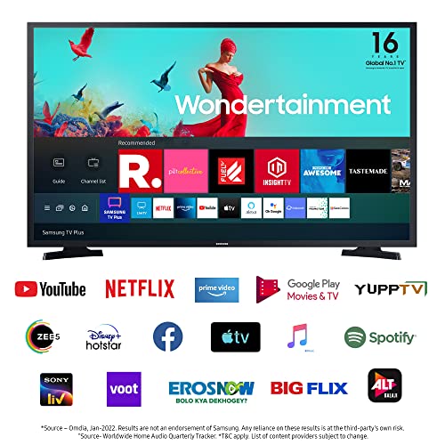 Samsung 108 cm (43 inches) Wondertainment Series Full HD Smart LED TV UA43T5410KAXXL (Black-Hair Line) image 2