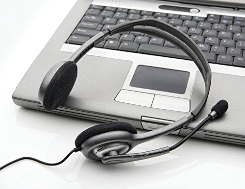 Logitech H111 Wired On Ear Headphones With Mic Black image 6