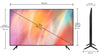 Samsung 139.7 cm (55 inches) 4K Ultra HD Smart LED TV UA55AU7700KLXL (Titan Gray) image 4
