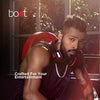 boAt Rockerz 510 Over Ear Bluetooth Headphones with Upto 20 Hours Playback, 50MM Drivers, Padded Ear Cushions and Dual Modes(Raging Red) image 1