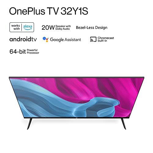 OnePlus 80 cm (32 inches) Y Series HD Ready Smart Android LED TV 32 Y1S (Black) image 1