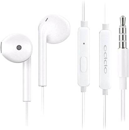 OPPO Earphone Wired Headset(White, In the Ear) image 0