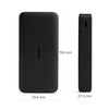 Redmi 20000mAh Li-Polymer Power Bank, USB Type C and Micro USB Ports, 18W Fast Charging, Low Power Mode, Black image 3