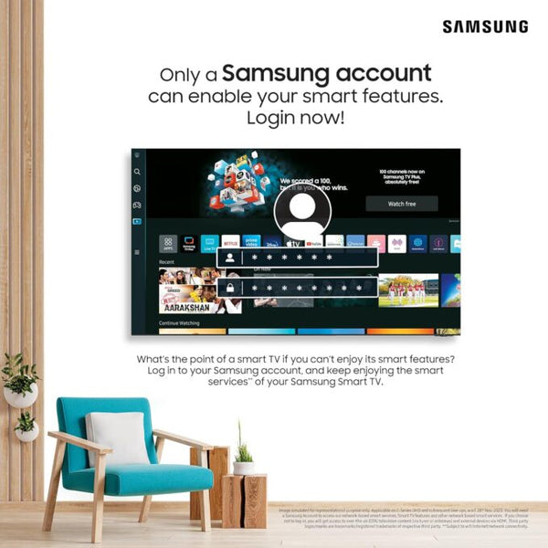 Samsung 108 cm (43 inches) Smart 4K Ultra HD LED image 2
