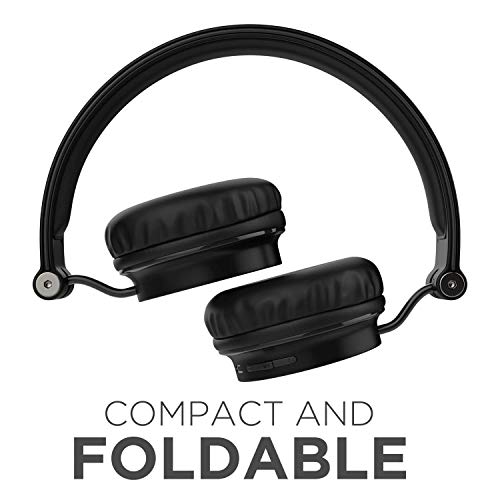 boAt Rockerz 400 Wireless Bluetooth On Ear Headphones with Mic (Carbon Black) image 3