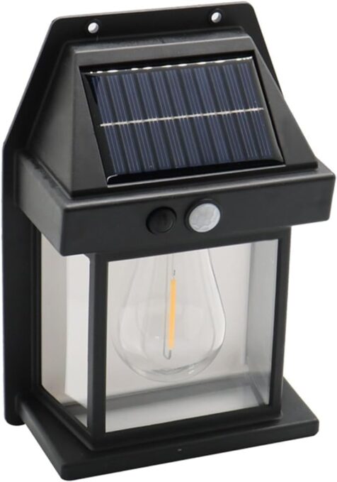 Solar Interaction Wall Light 3 Modes LED Solar Security Lights Wireless IP65 Waterproof Motion Lights Wall Lights Outdoor Lights-1 PIC image 0