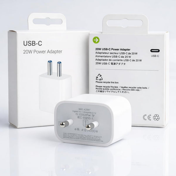 20W USB-C Fast Charger Adapter for iPhone | PD Fast Charging Wall Charger Compatible with iPhone 16, 15, 14, 13, 12, 11, SE, iPad & AirPods