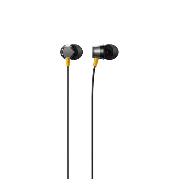 realme Buds 3 (3.5 mm) Wired in Ear Earphones with Mic (Black)