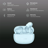 Buds T200x True Wireless Earbuds with 12.4mm Dynamic Bass Drivers, 25 dB ANC, Quad Mic, 45ms Latency, Upto 48 Hrs Playback, Fast Charge, IP55 Rated, BT 5.4 (Pure Black)
