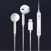 For iPhone 15 to 17 Series Type-C HandsFree Earphone Wired with Microphone & Noise Cancelling in-Ear Headset Earbuds for iPhone 15 / 16 / 17 - Plus/ Pro/ Pro Max Only- [White] image 4