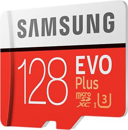 Samsung EVO Plus 128GB Micro SD XC UHS Class 3 100 MB/s Memory Card [ Free AKG Head Phone ] image 2