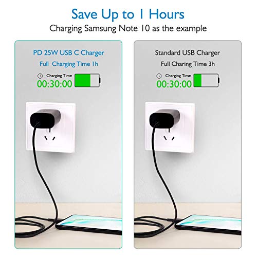 Samsung Original 25W USB Travel Type C Adapter for Cellular Phones, Black image 4
