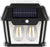 Outdoor Solar Interaction 2 LED Wall Lamp with Motion Sensor Wireless Auto Chargeable Dusk to Dawn Exterior Lamps for Front Porch and Garden (Warm Light,) image 0
