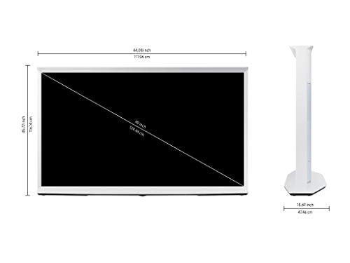 Samsung The Serif Series 123 cm (49 Inches) 4K Ultra HD Smart QLED TV QA49LS01TAKXXL (Cloud White) image 4