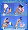 Star Projector Night Light Projector, 360° Rotating Baby Light Projector USB Light for Kids,6 Films Sensory Lights for Babies,Kids Night Light Projector,5 Colors Baby Night Light image 6