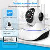 Upgraded V380 Pro HD Smart WiFi Wireless Double Antenna IP CCTV Security Camera with 2 Way Audio, Night Vision (White) image 7