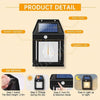 Solar Interaction Wall Light 3 Modes LED Solar Security Lights Wireless IP65 Waterproof Motion Lights Wall Lights Outdoor Lights-1 PIC image 2