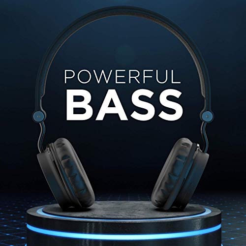 boAt Rockerz 400 Wireless Bluetooth On Ear Headphones with Mic (Carbon Black) image 4