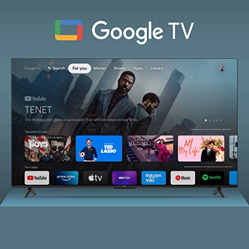 TCL 138.7 cm (55 inches) Metallic Bezel-Less Series 4K Ultra HD Smart LED Google TV 55P635 (Black) image 6