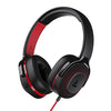 boAt BassHeads 950v2 Wired Over Ear Headphones with Mic, with 40mm Audio Drivers, Soft Ear-Cushion, Lightweight Build, 3.5mm Jack and with mic(Raging Black) image 0