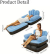 Inflatable Chair,Portable 5 In 1 Inflatable Double Layer Sofa, Unfolding Can Serve As a Bed, Carrying Capacity Of 200kg,Durable and Wear-resistant, Suitable for Indoor and Outdoor Cam image 2