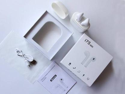 TWS i12 Blutooth Headset - White Bluetooth Headset with Mic Bluetooth Headset(White, True Wireless) image 1