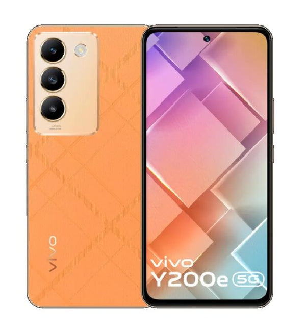 Vivo Y200e 5G Mobile Phone - Saffron Delight, 6GB+128GB image