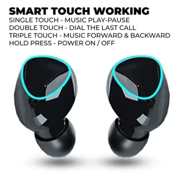 Exclusive Sports Wireless Bluetooth Headset(Dark Black, True Wireless) image 1