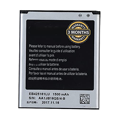 (100% Care OG) Mobile Battery 1500mAh Compatible for Samsung Galaxy Grand Duos S7562 / 7562 / Galaxy S3 Mini/Ace 2 i-8160 / S-7568 / i-8160 / S-7582 / i-8190 EB-425161LU image 5