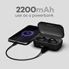 Boult Audio AirBass PowerBuds TWS Earbuds with 120 Hours Total Playtime, Inbuilt Powerbank, Type-C Fast Charging and IPX7 Fully Waterproof (Black) image 3