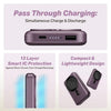 Boat EnergyShroom PB331 (Magsafe) 10000mAh Magnetic Wireless Powerbank, 15W Wireless & 22.5W Wired Charging for (iPhone 16, 15, 14, 13 & 12, Android & Other Qi Enabled Devices) (Purple) image 4