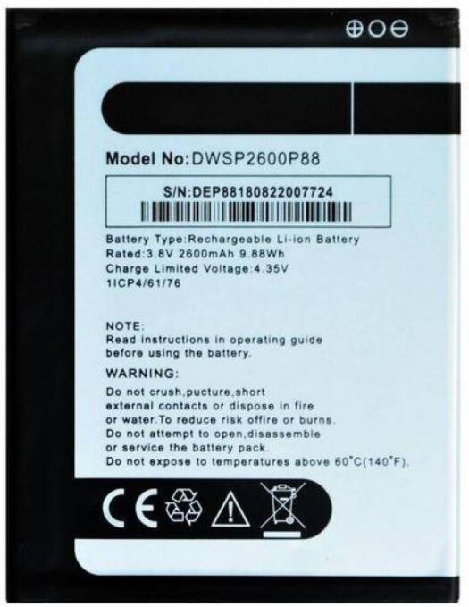 Original Compatible Battery For Panasonic P882000mAh Genuine Battery image 0