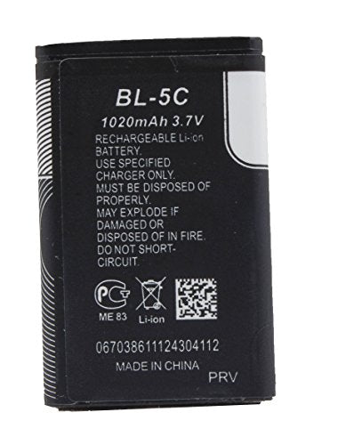 1020 Mah 3.7V Li-Ion Bl-5C Battery for Nokia Mobile Phone image 1