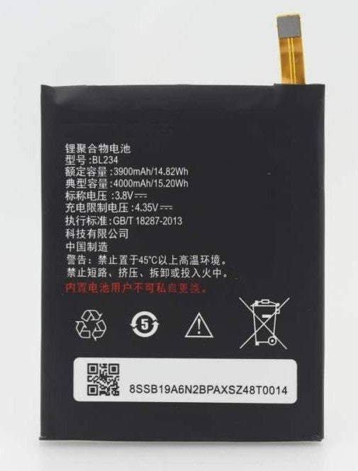 Original Compatible Battery For Lenovo P70 / BL234 3900mAh Genuine Battery image 0