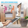 Portable Laptop Stand, Aluminum Adjustable Eye-Level Ergonomic Height Compatible for MacBook Notebook Computer PC iPad Tablet, Ultra-Thin Light Weight Desktop Notebook Holder Riser I Silver- Pack Of 1 | image 5
