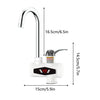 Instant Water Geyser (Instant-Electric-Water-Heater-Faucet-Hot-Tap-with-Shower-Home-Kitchen-Bathroom, White) image 4