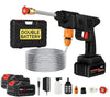Cordless Portable Pressure Washer Gun 48V 12000mah High Pressure Water Gun Wireless High Pressure Washer Water Spray Gun for Car Wash Bike Washing Cleaning (Electric car wash Gun 2 Battery 2) image 0
